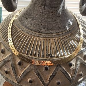 14K Solid Gold Heavy Herringbone Chain